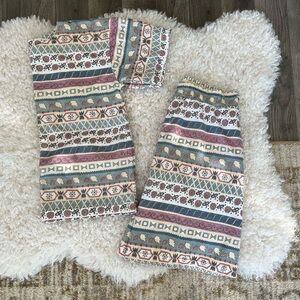 Vintage shorts and shirt set